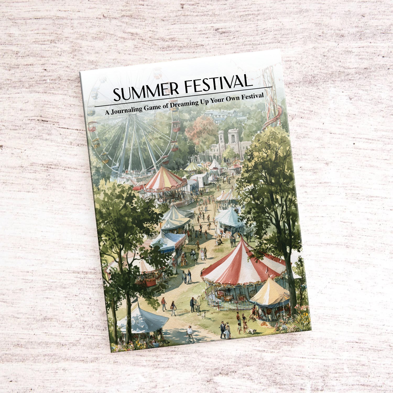 Journaling Game - Summer Festival