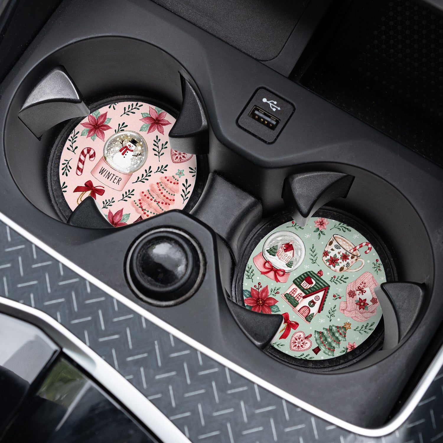Car Coaster Set - December