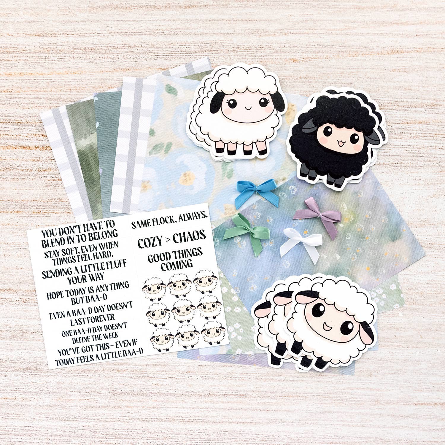 DIY Card Kit - Sheep