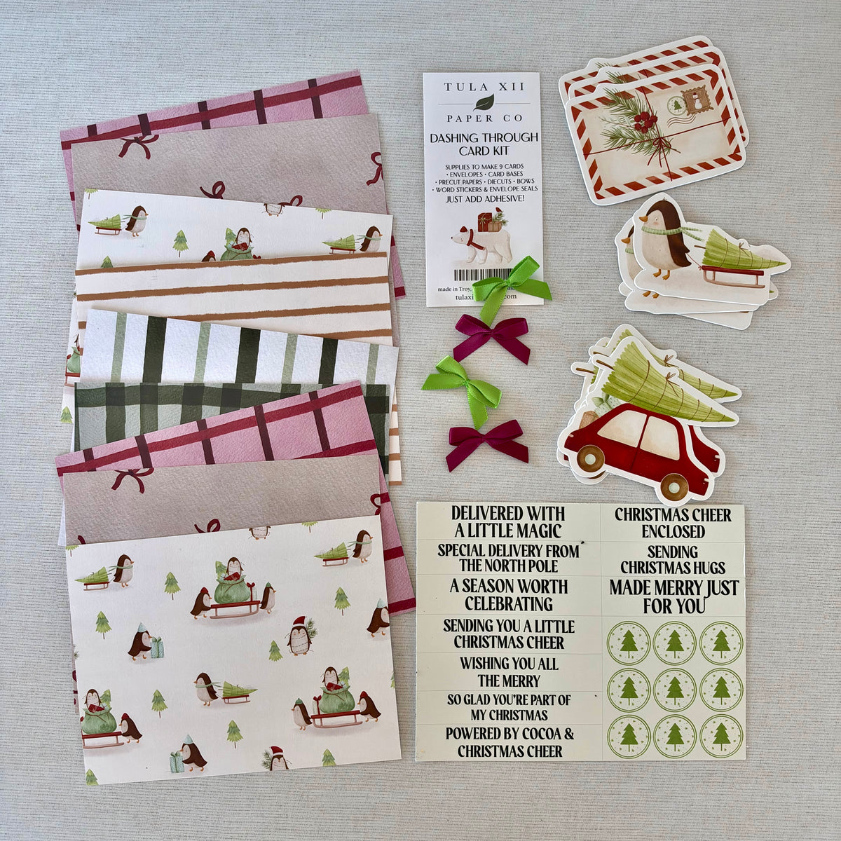 DIY Card Kit - Dashing Through