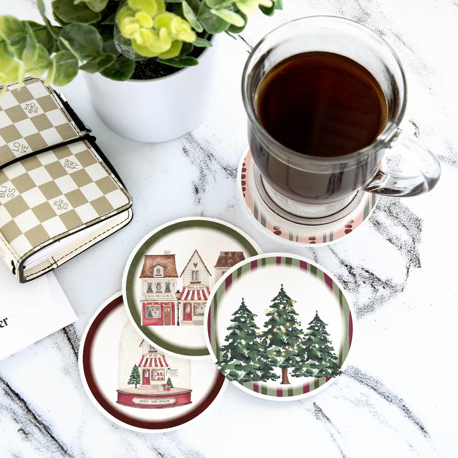 Coaster Set - Hometown Holiday