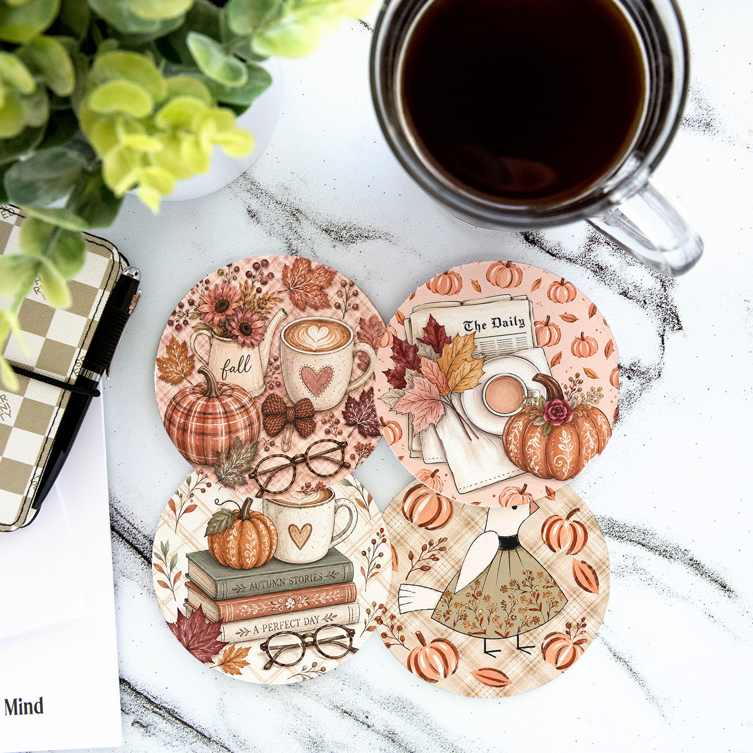 Coaster Set - October
