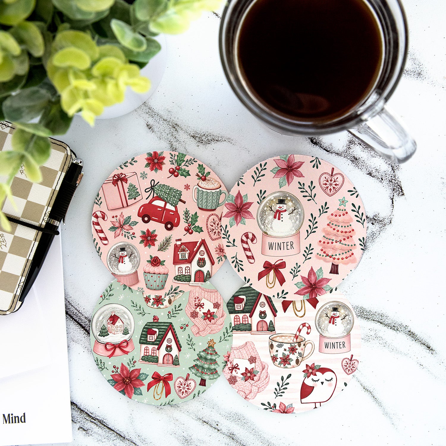 Coaster Set - December