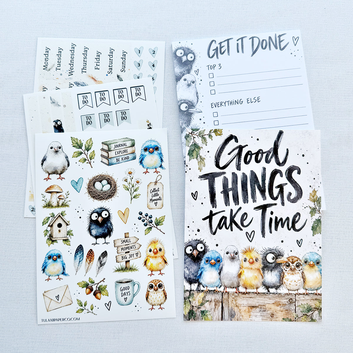 Planner Edit - Birds
