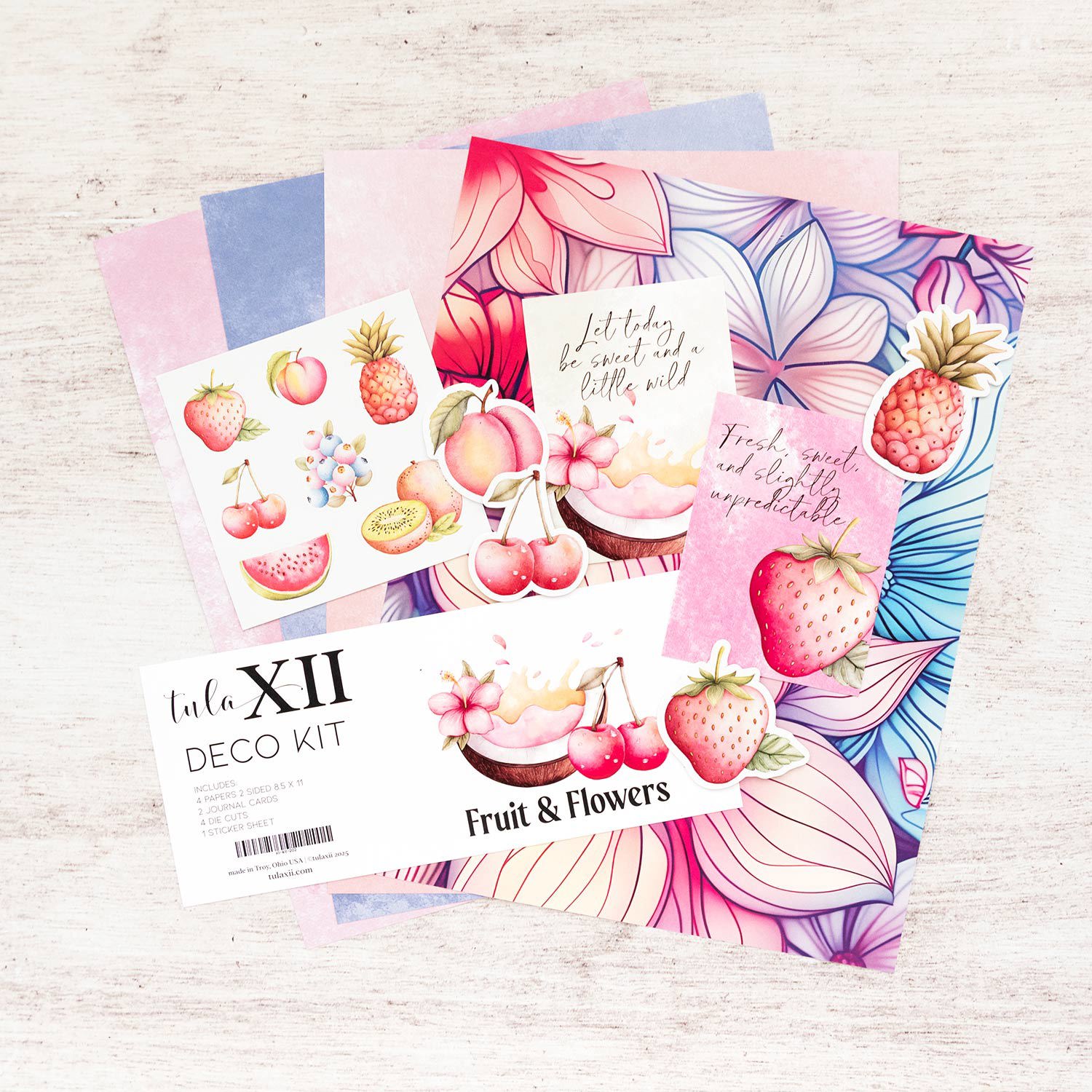 Deco Kit - Fruit &amp; Flowers