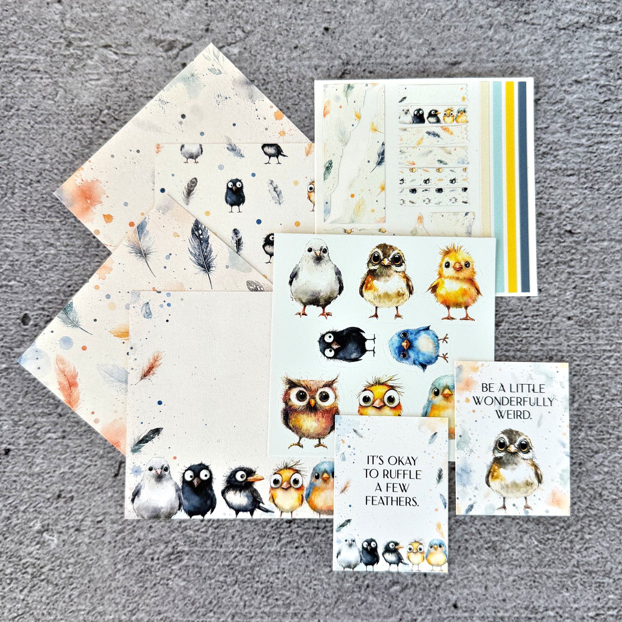 Teenie Deco Kit - Big Eye Bird