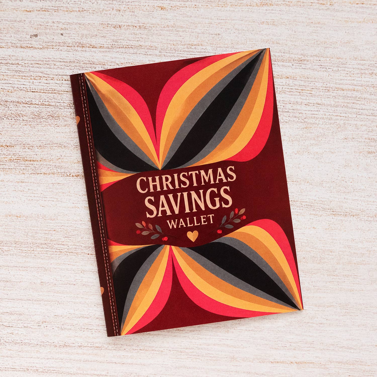 Savings Wallet - Colorful Christmas