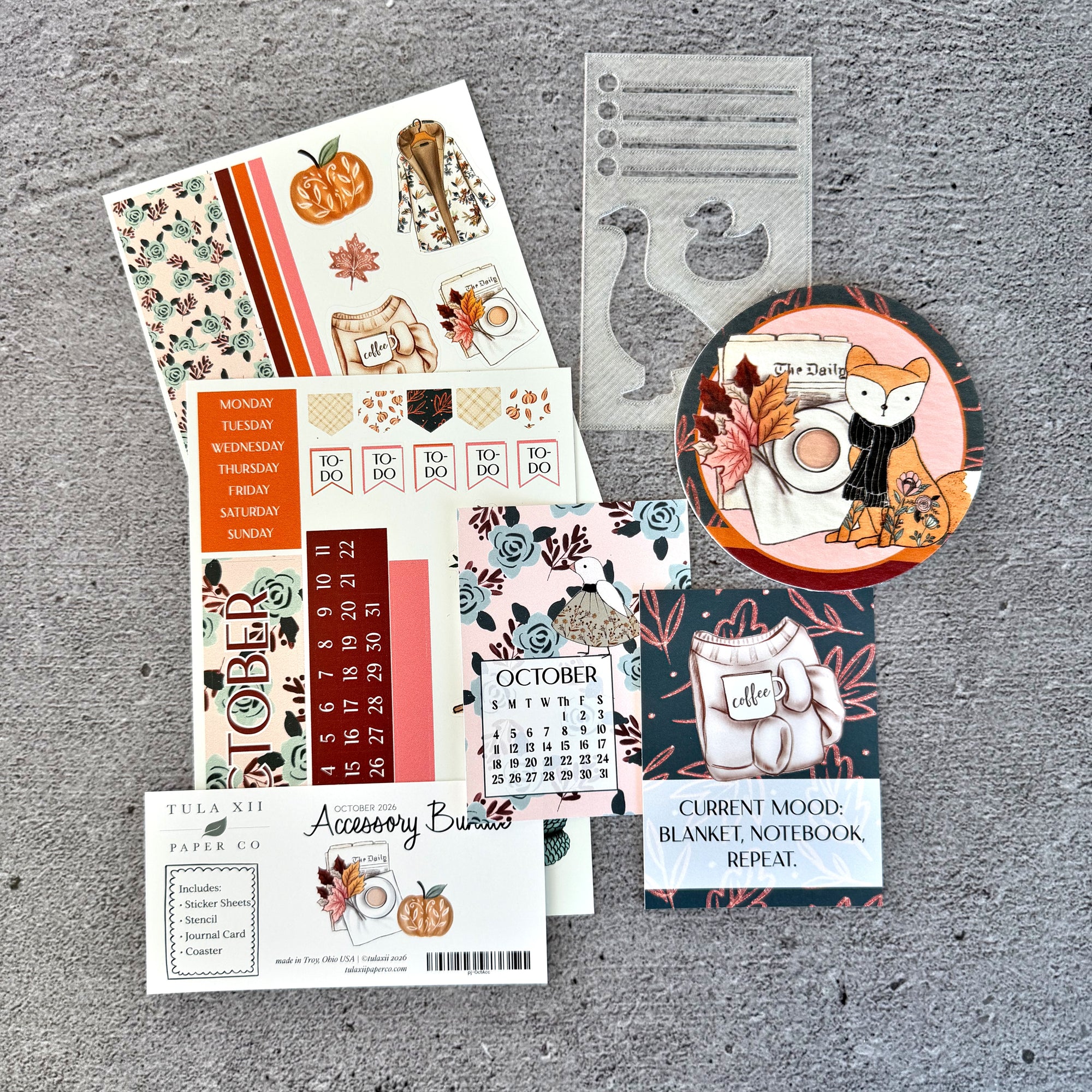 Monthly Accessory Pack - October