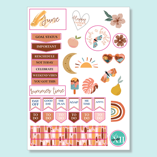 Month Stickers - Season