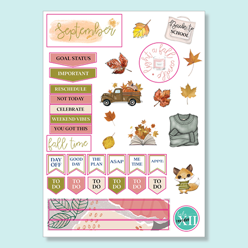 Month Stickers - Season