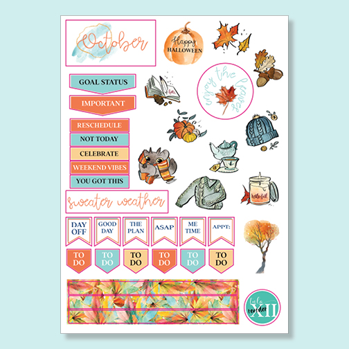 Month Stickers - Season