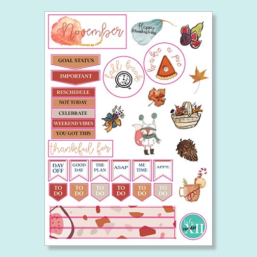 Month Stickers - Season