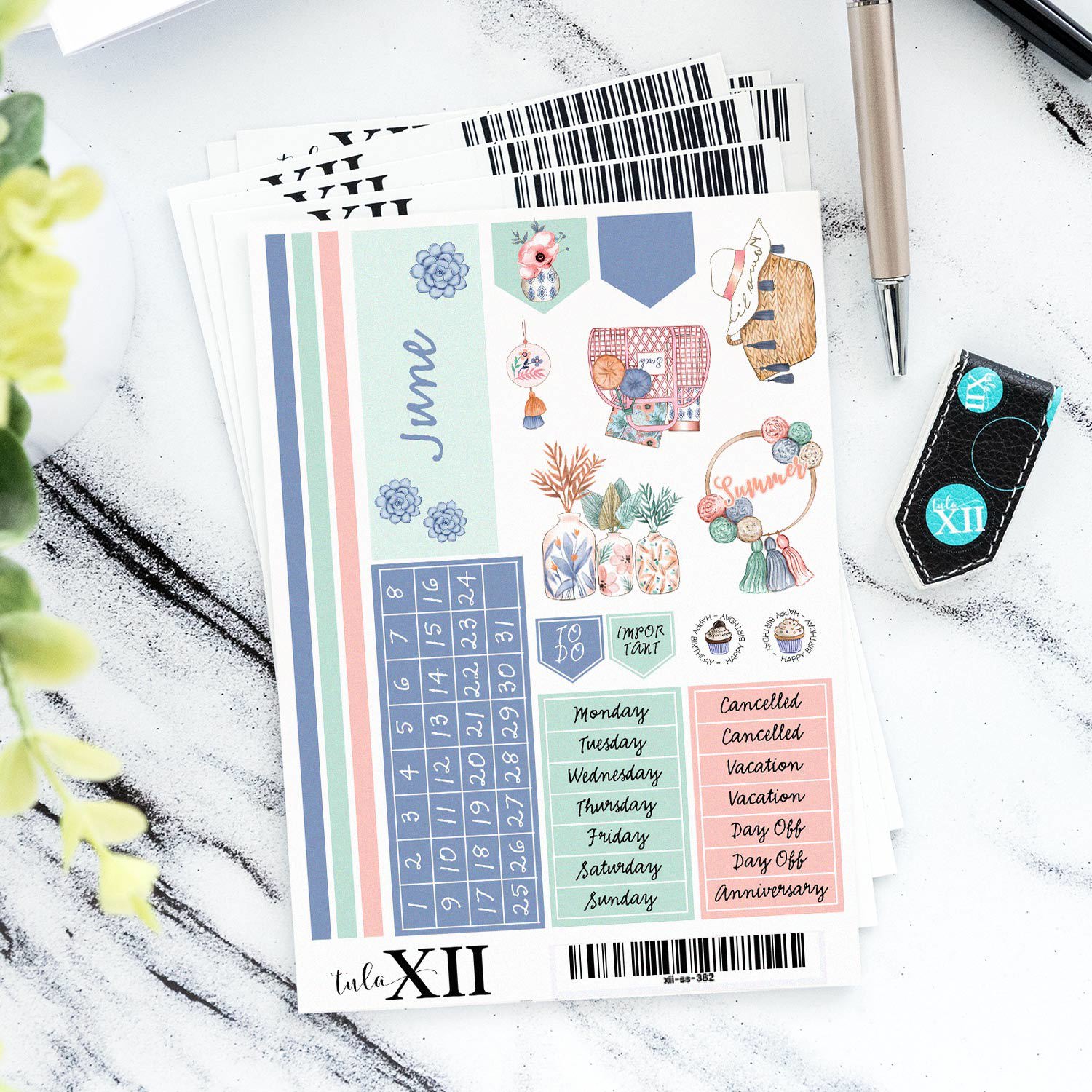 Month Stickers - Seasonal