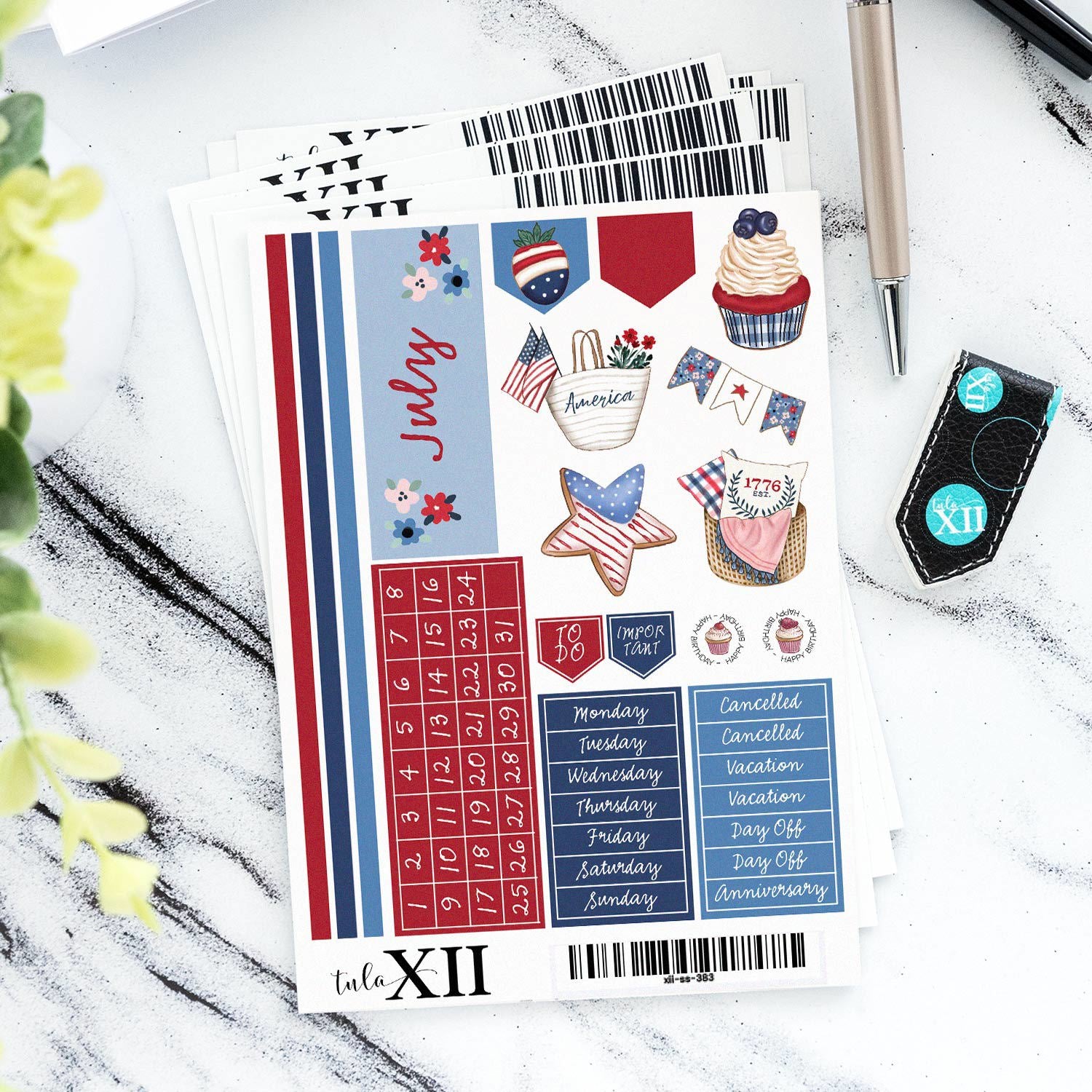 Month Stickers - Seasonal