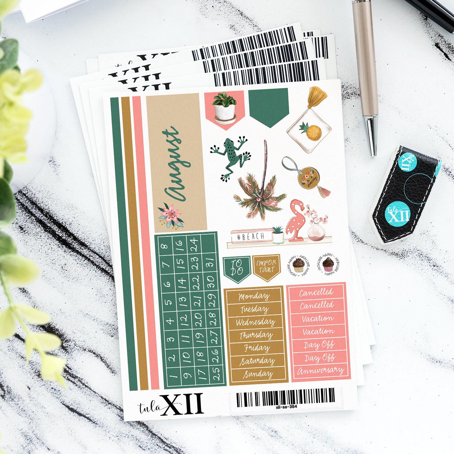 Month Stickers - Seasonal