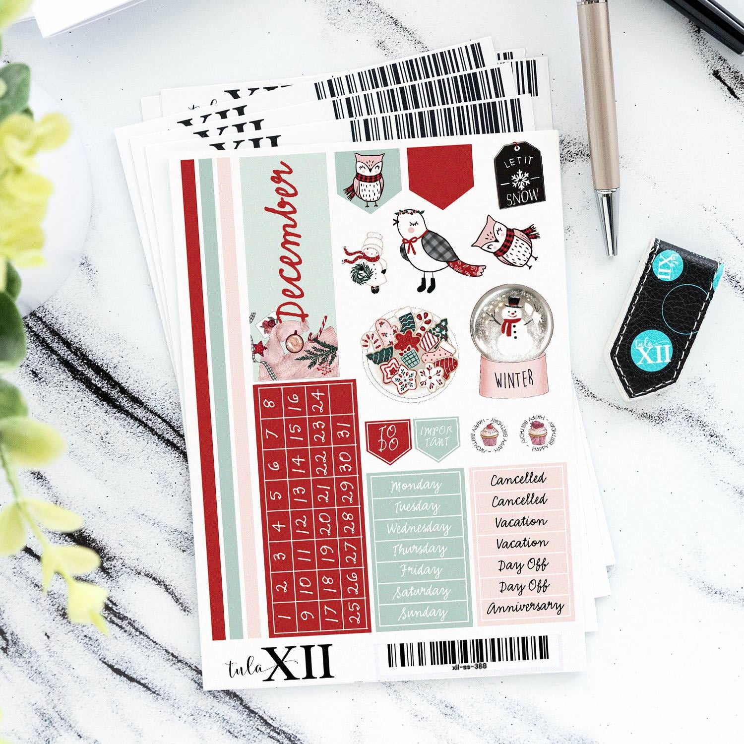 Month Stickers - Seasonal