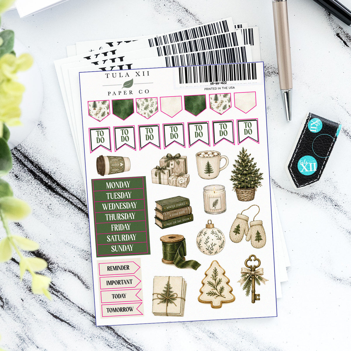 Stickers - Evergreen &amp; Ivory