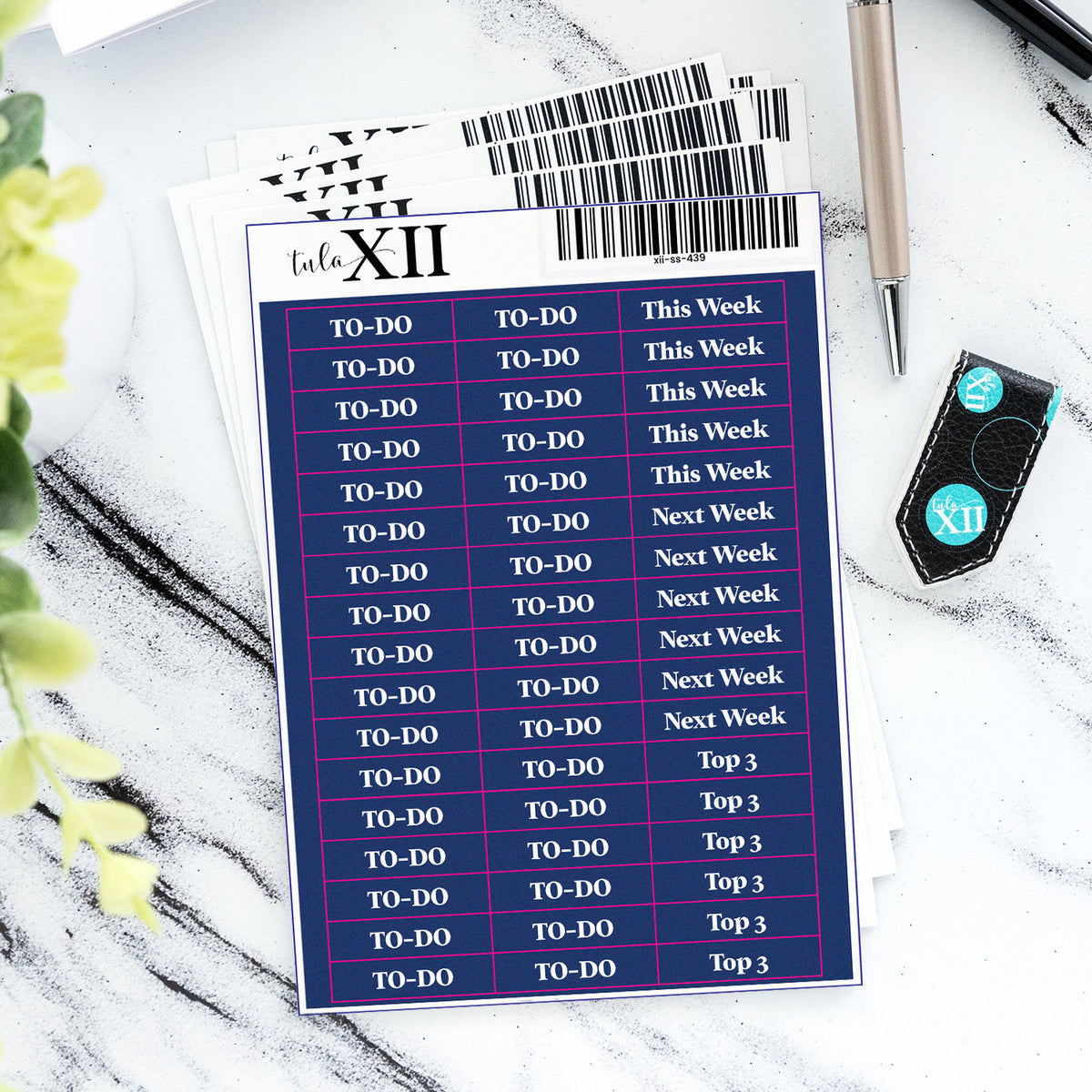 To-Do Headers - Dark Blue