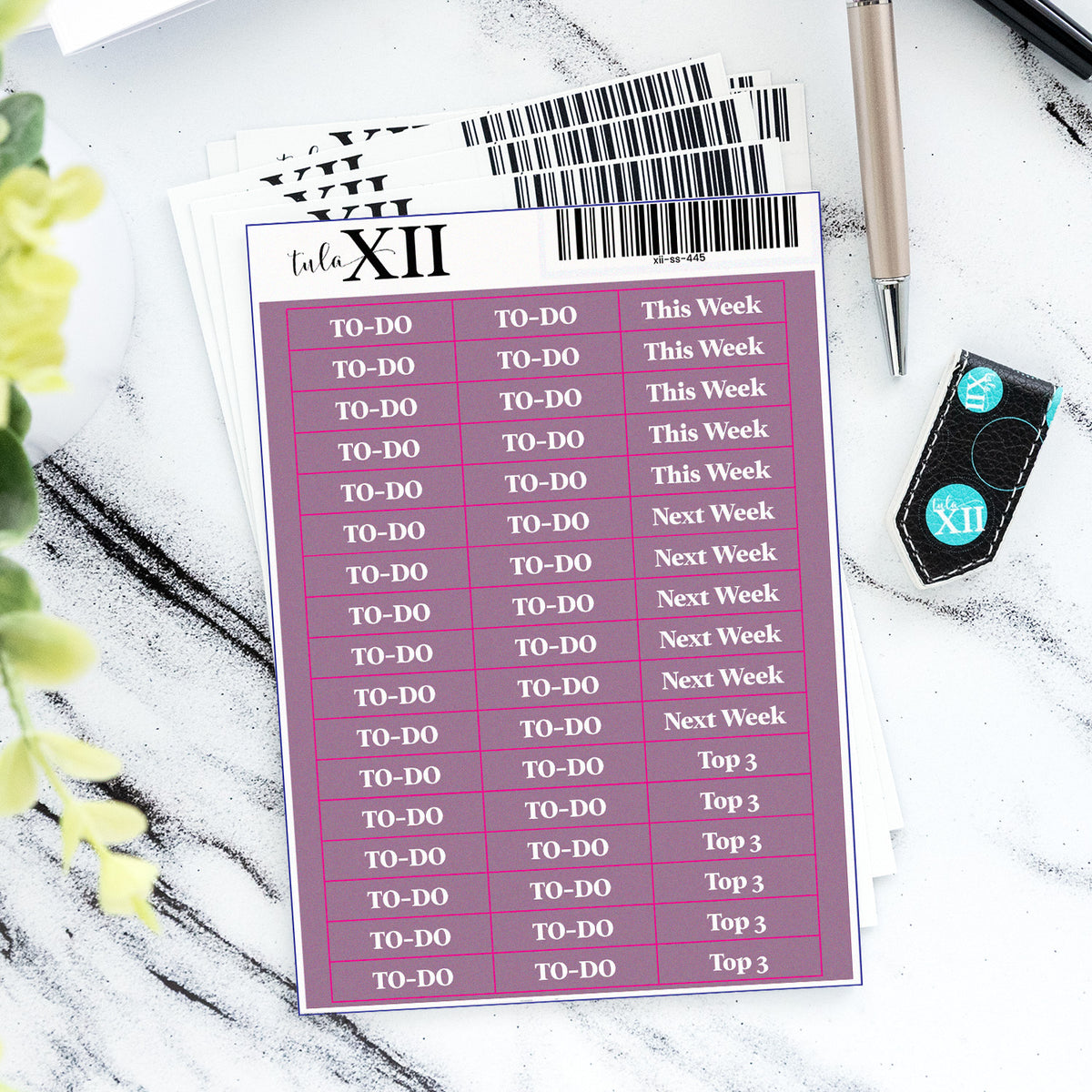 To-Do Headers - Purple