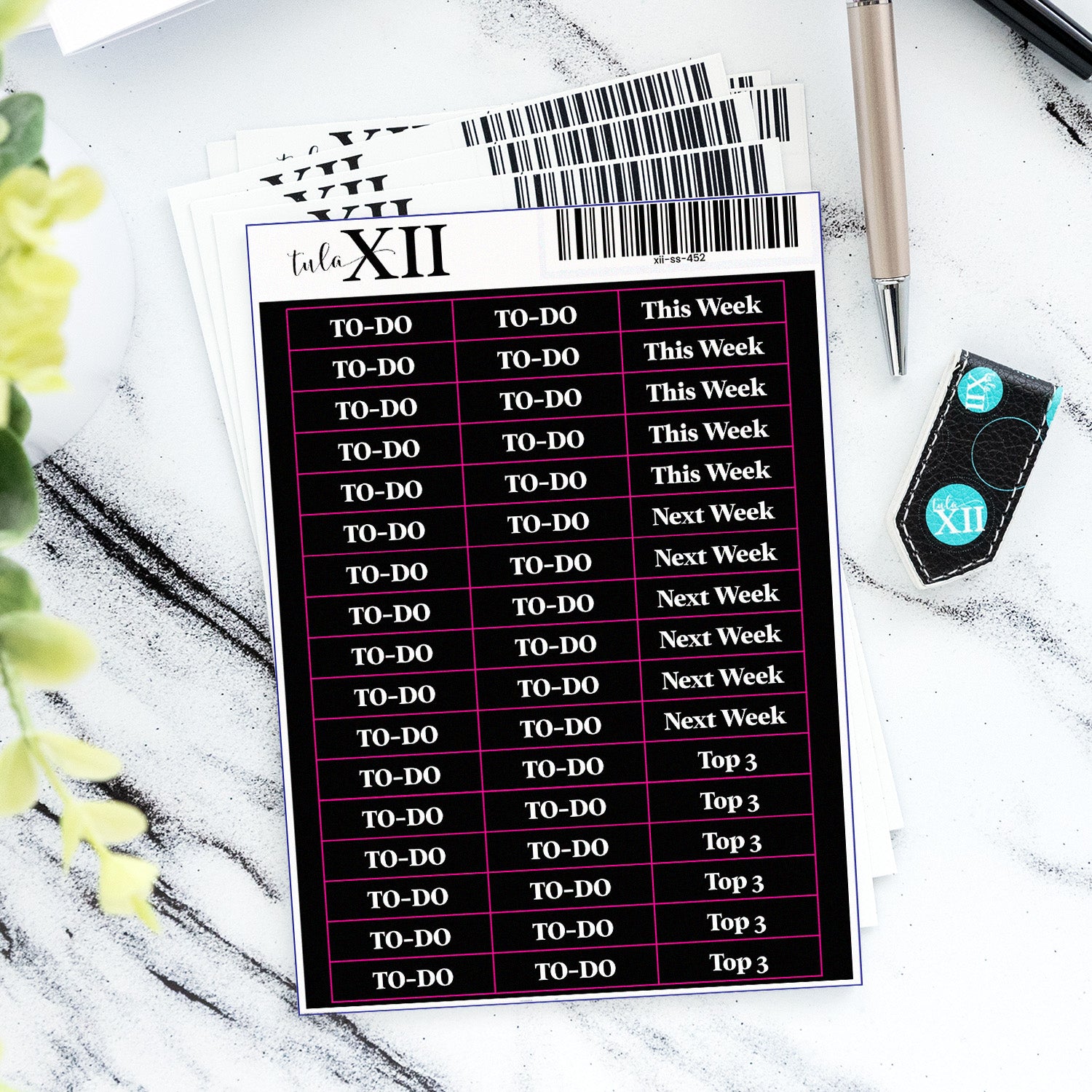To-Do Headers - Black