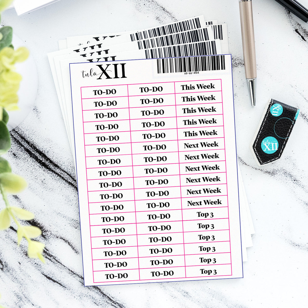 To-Do Headers - White