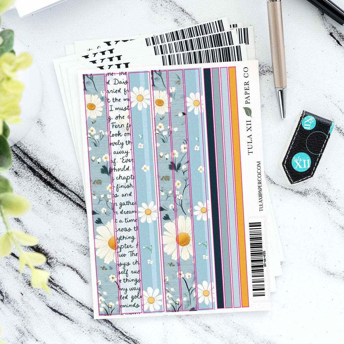 Long Washi Stickers - Chapters by the Pond