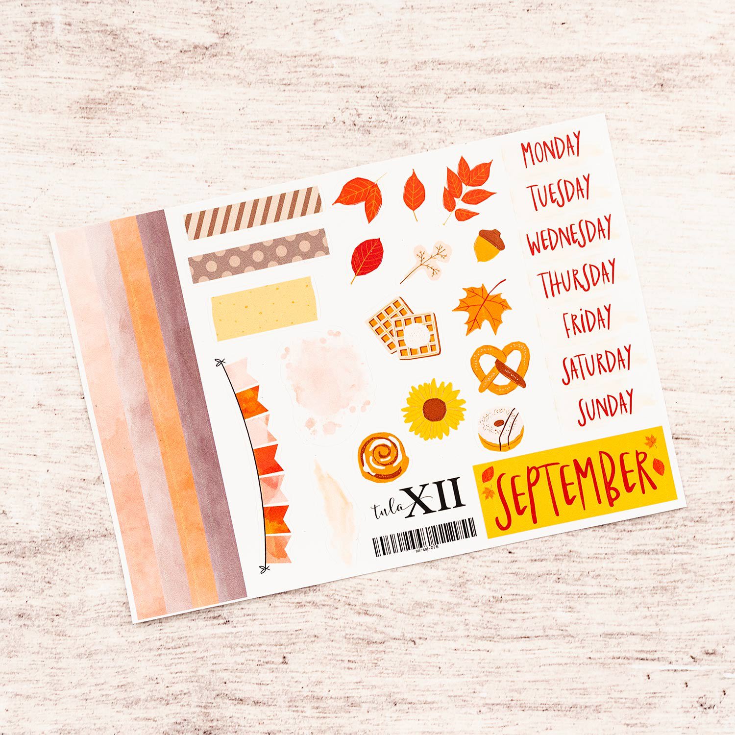 Journal Monthly Stickers - Holiday
