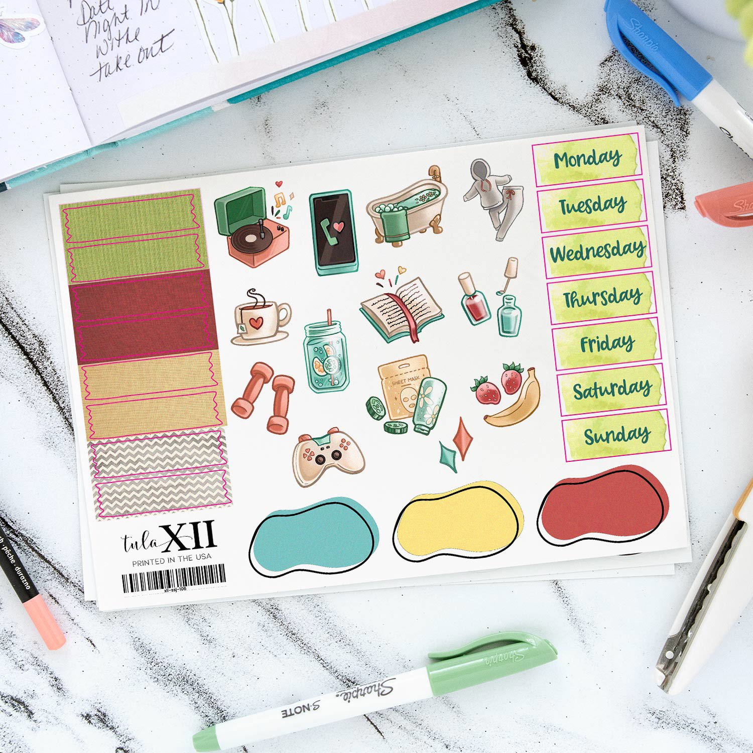 Journal Stickers - Self Care
