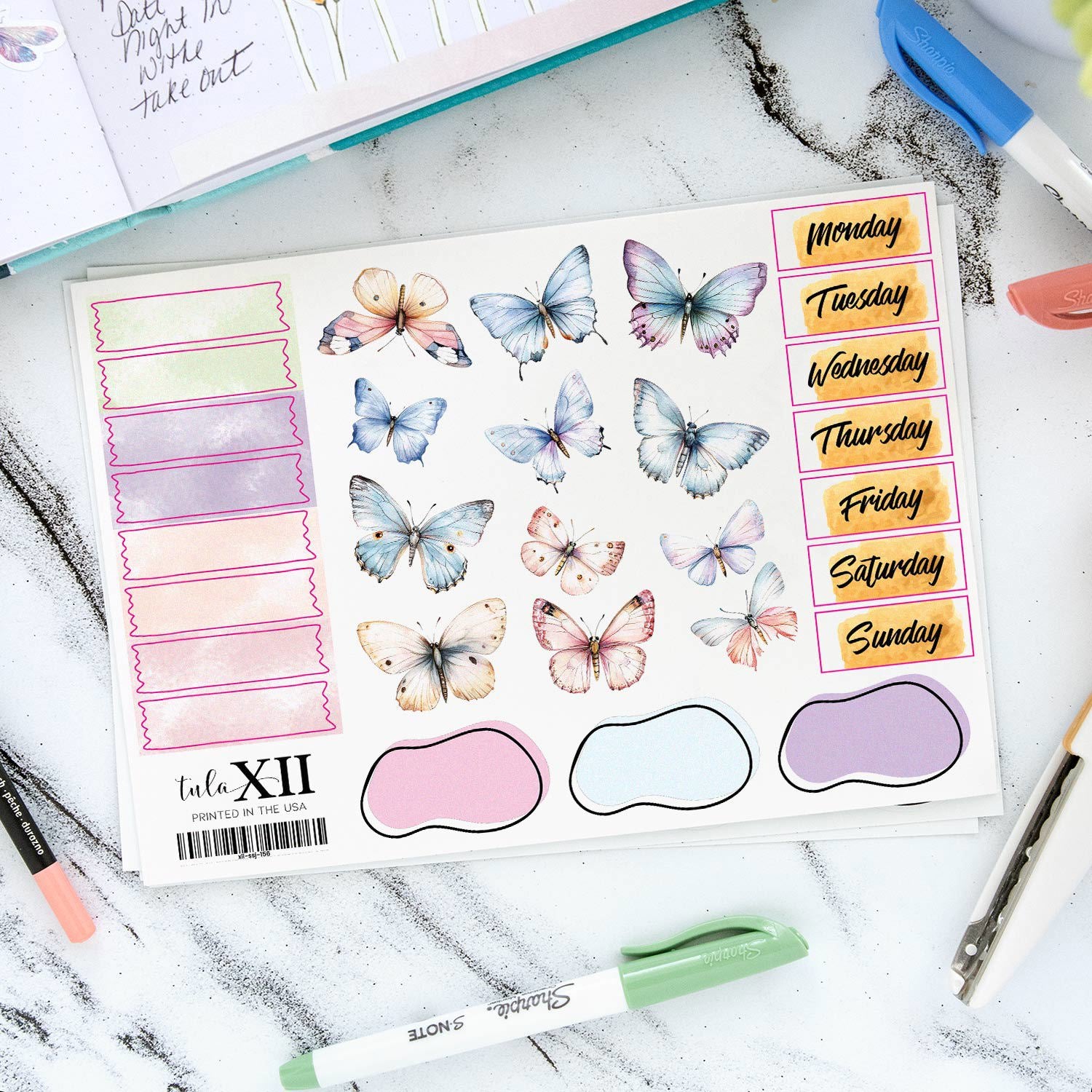 Journal Stickers - Butterfly