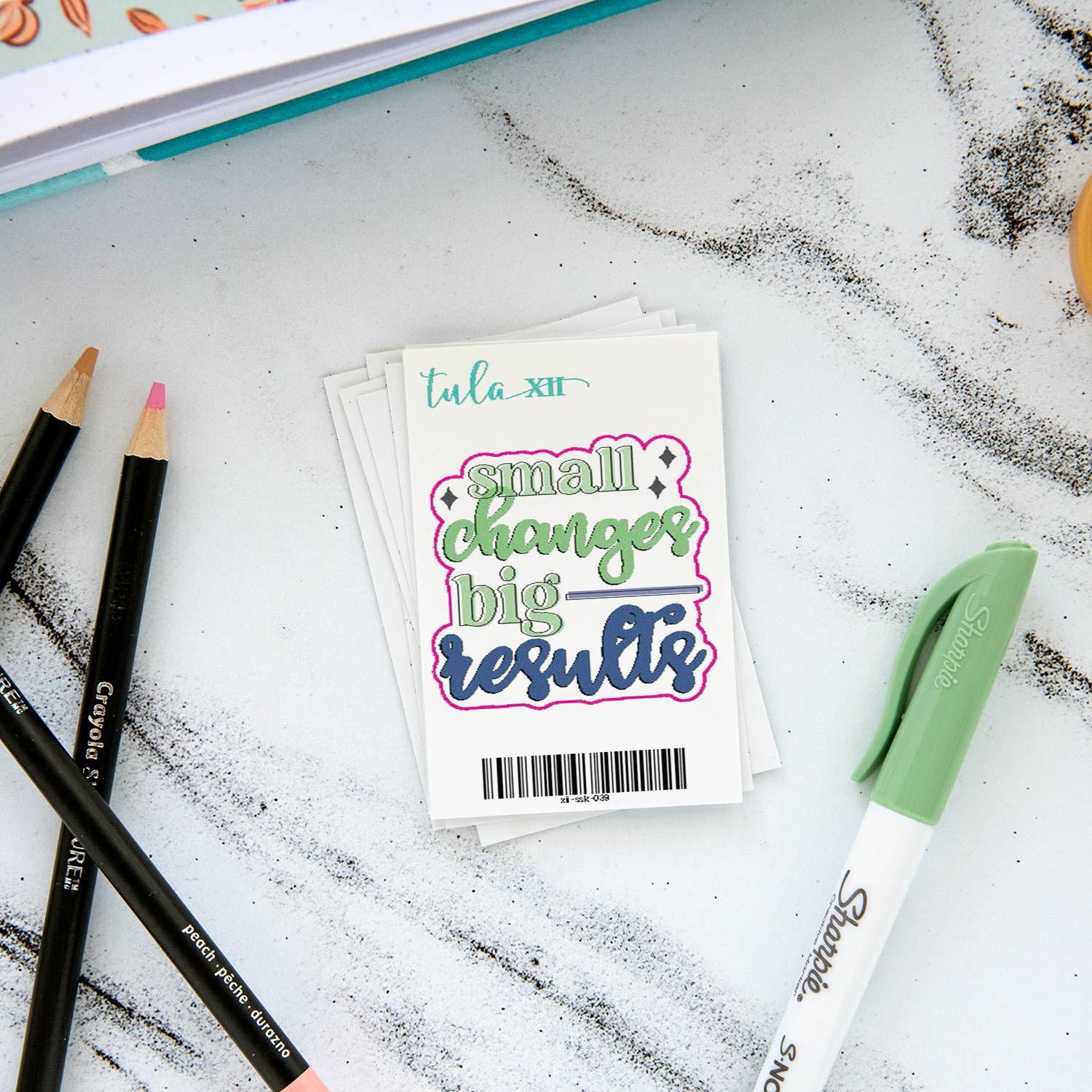 Decal Sticker - Small Changes Quote