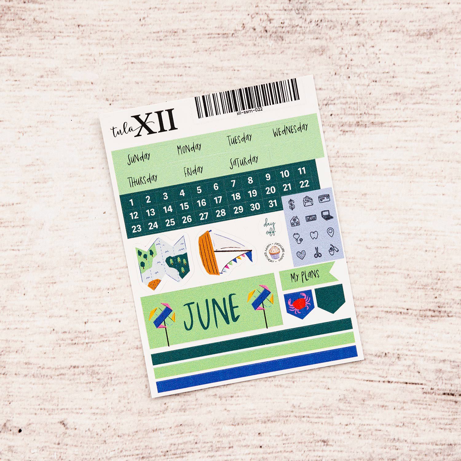 Micro Monthly Stickers - Holiday