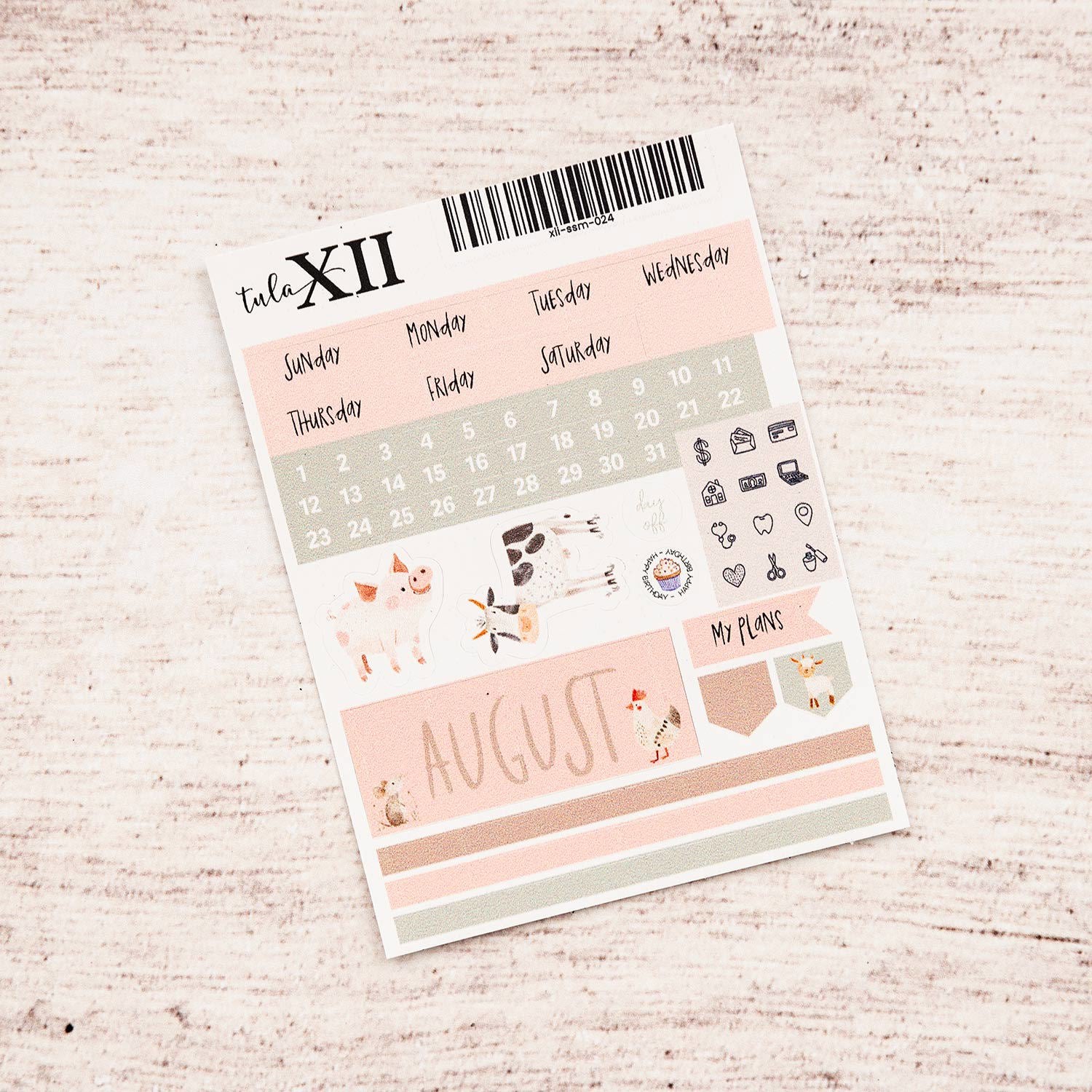Micro Monthly Stickers - Holiday