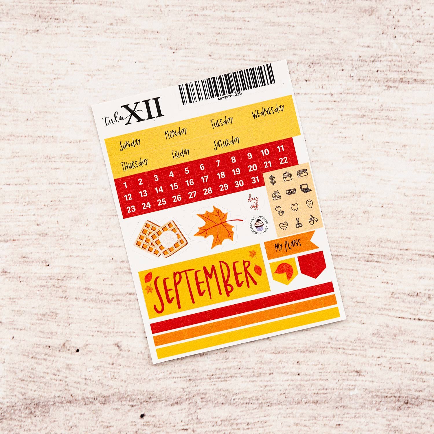 Micro Monthly Stickers - Holiday