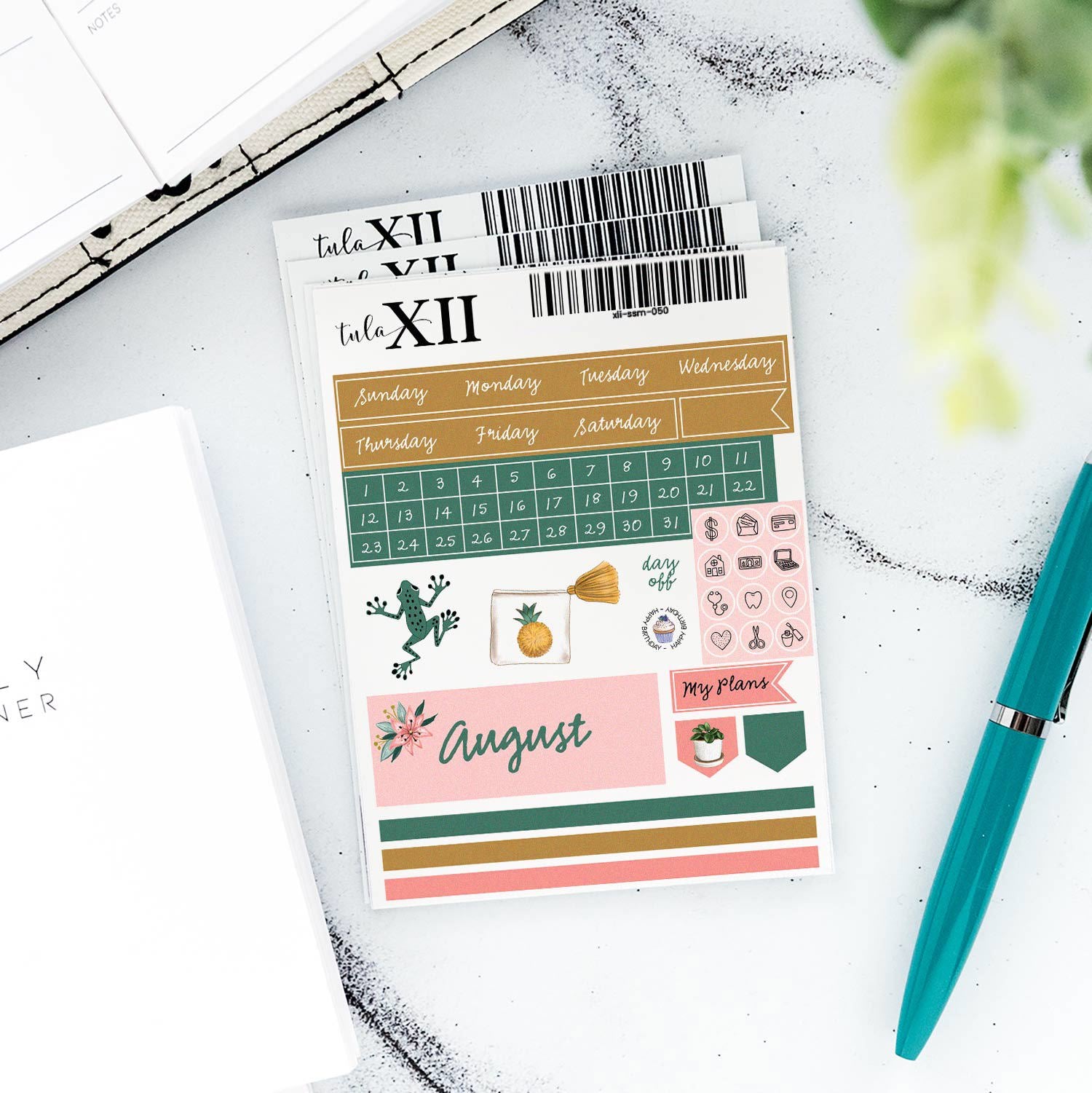 Micro Monthly Stickers - Seasonal