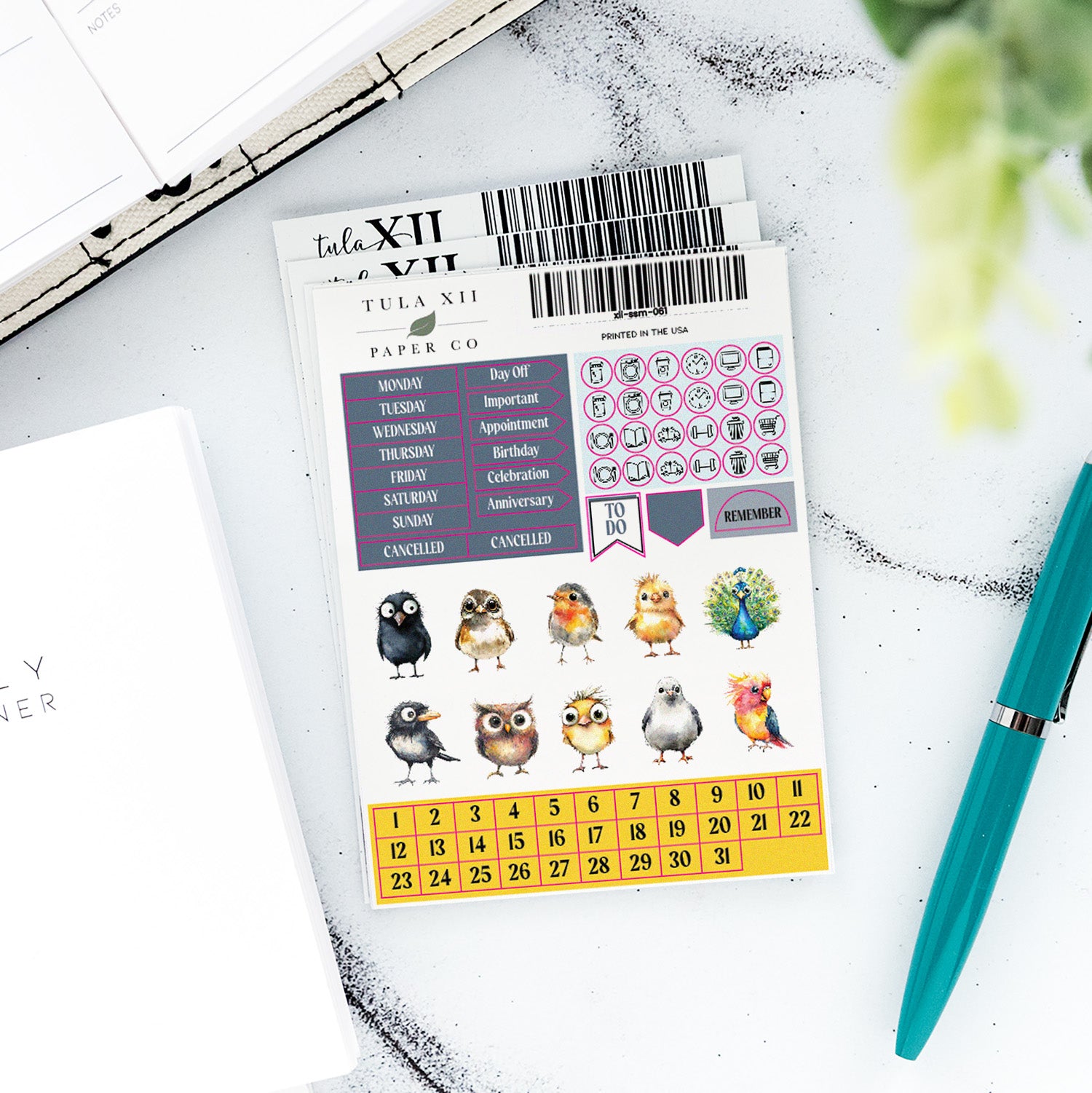 Micro Stickers - Birds